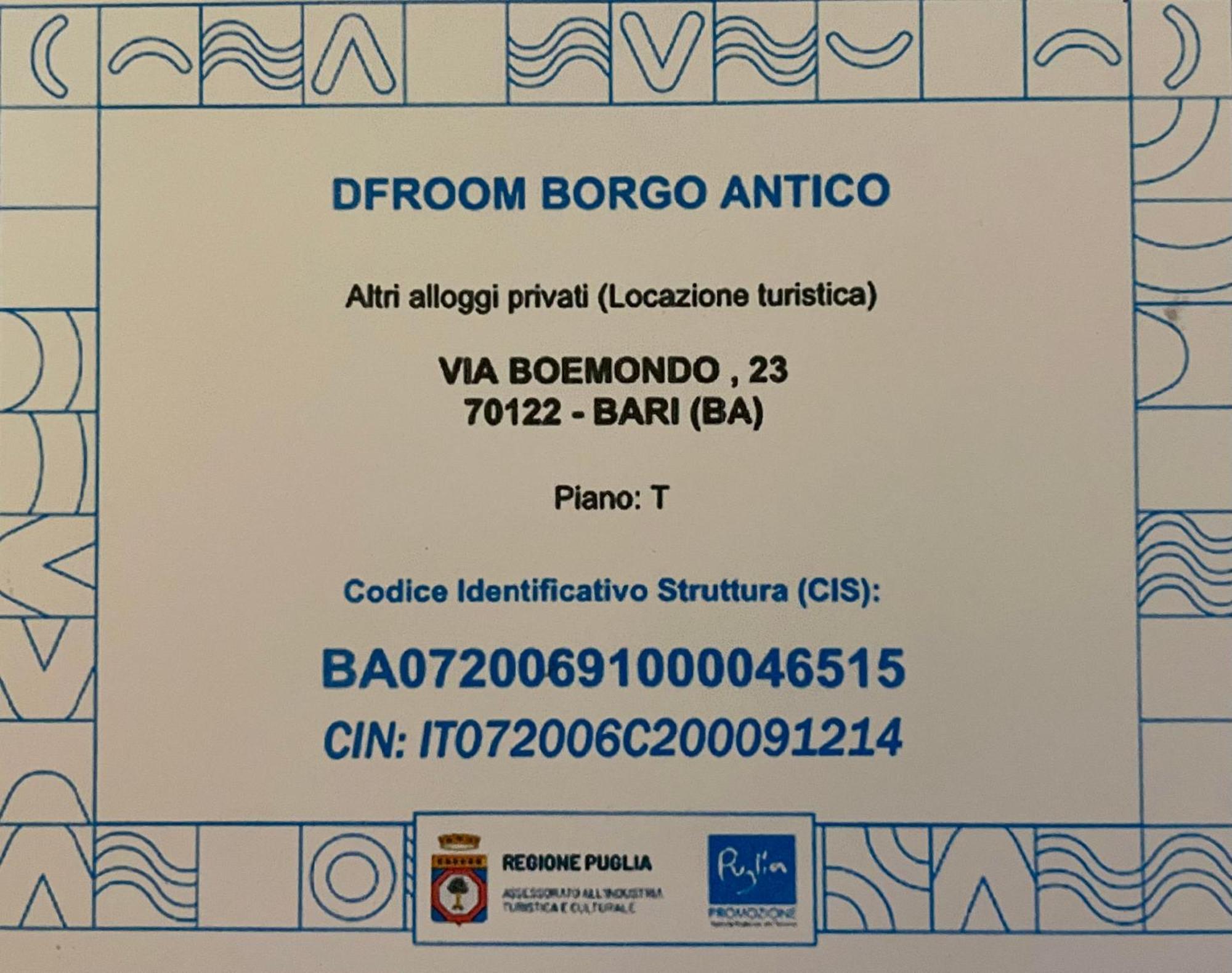 Df Room Borgo Antico Bari Exteriér fotografie